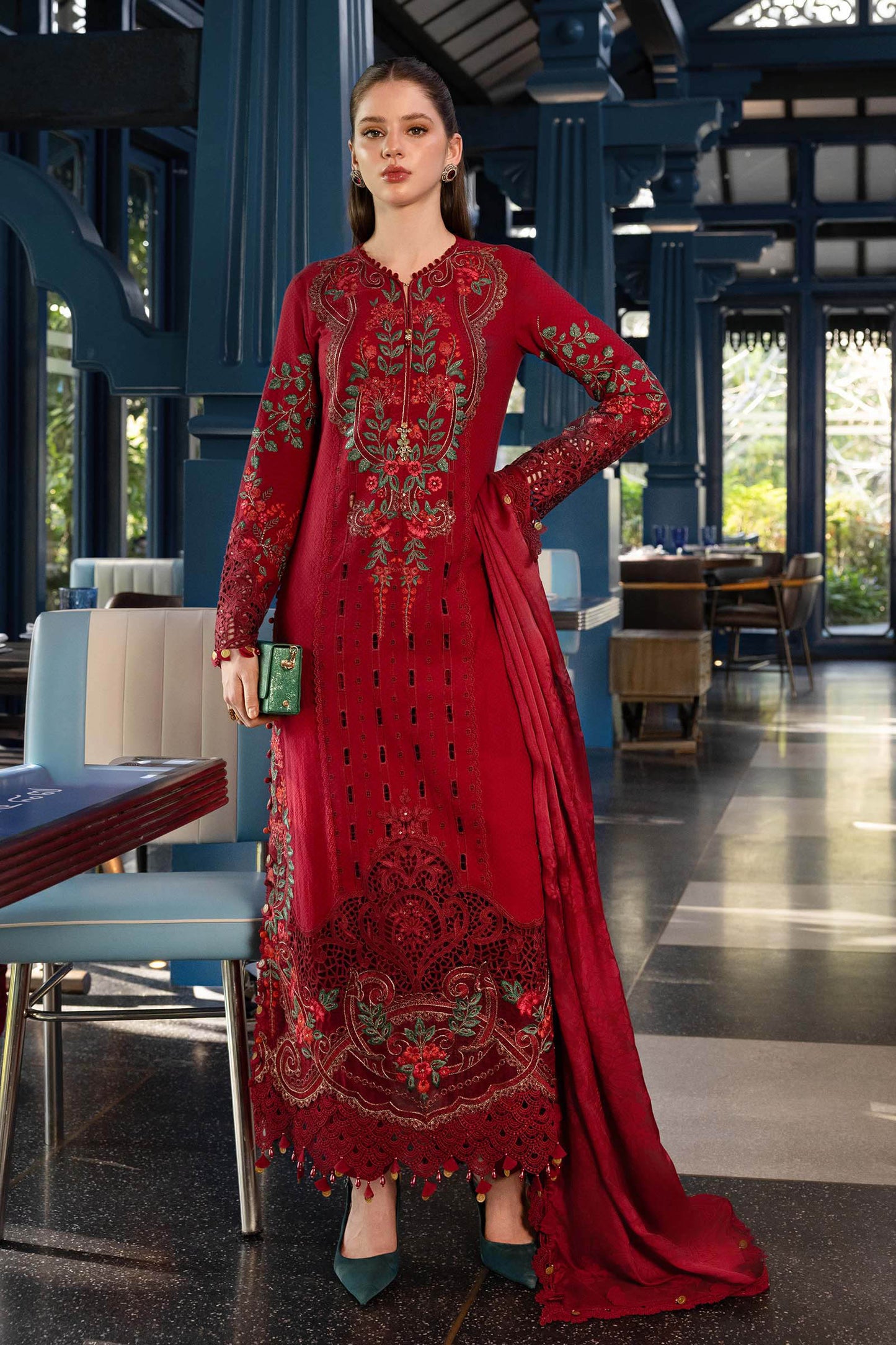 Maria B EL-26-05 Style — Mairaz Lawn Suit