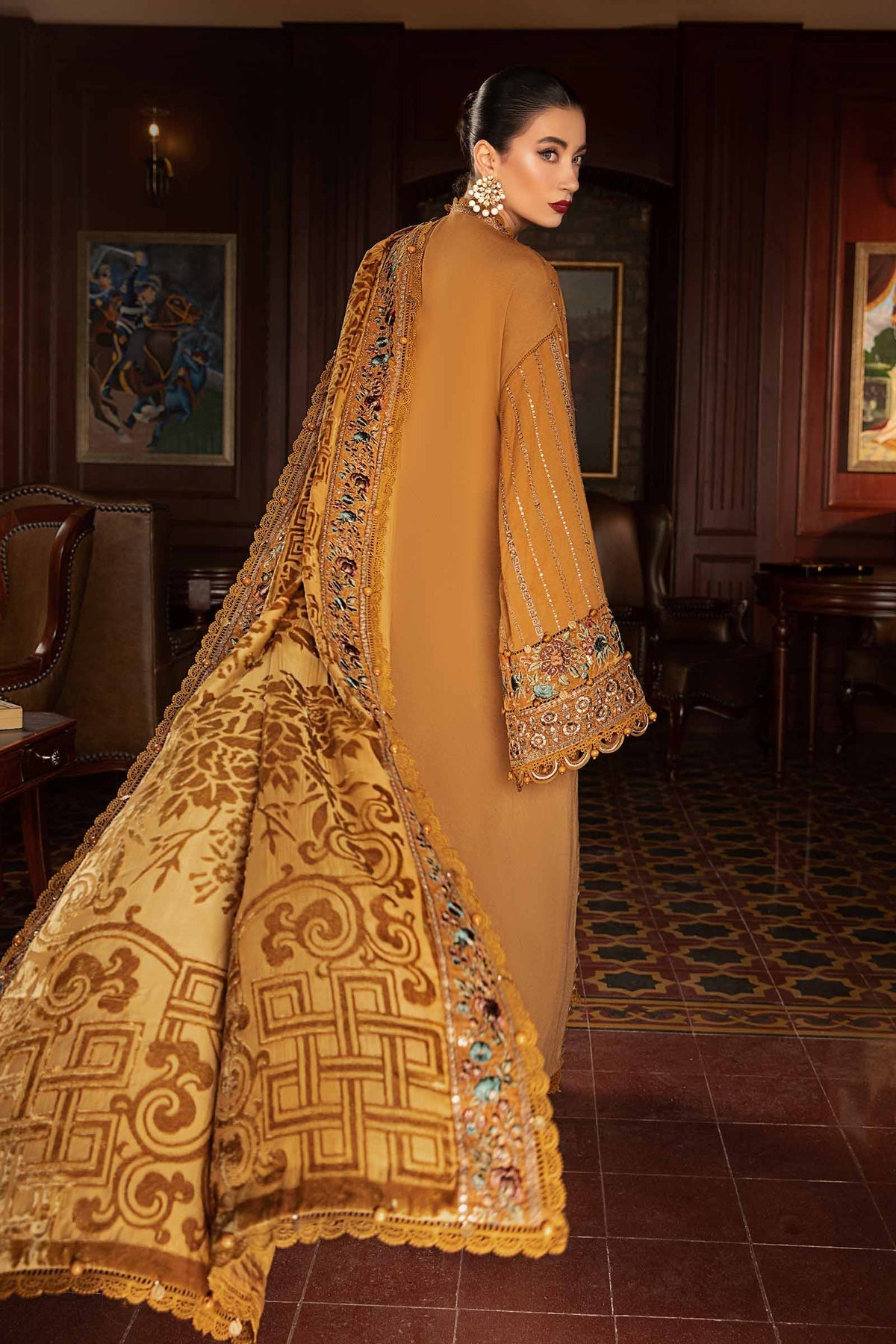 Maria B – Marina Luxe DL 1210 Mustard Style