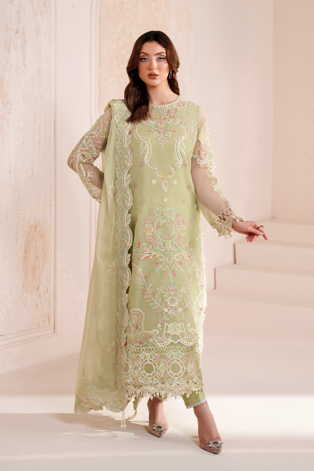 Alizeh Anya Style — Mairaz Three-Piece Suit