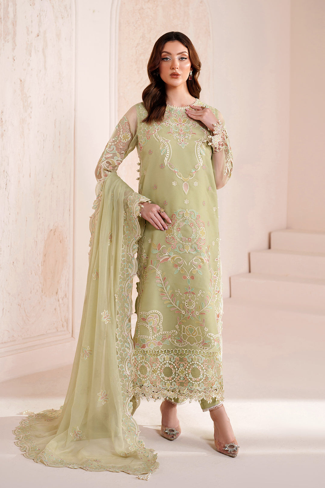 Alizeh Anya Style — Mairaz Three-Piece Suit