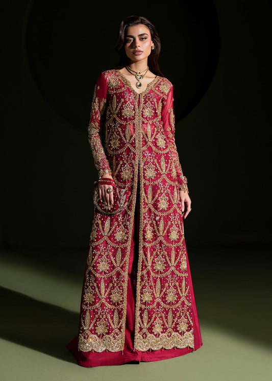 Luxe Style — Mairaz Ruby Red Sharara