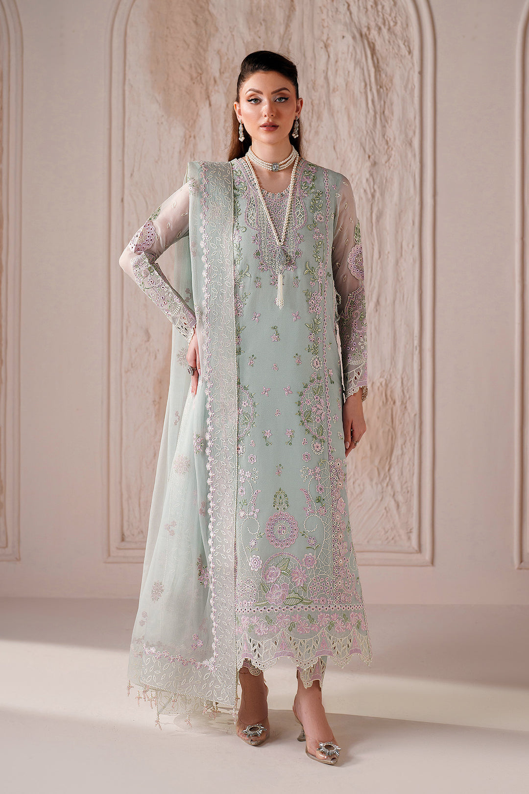 Alizeh Nayla Style — Mairaz Three-Piece Suit