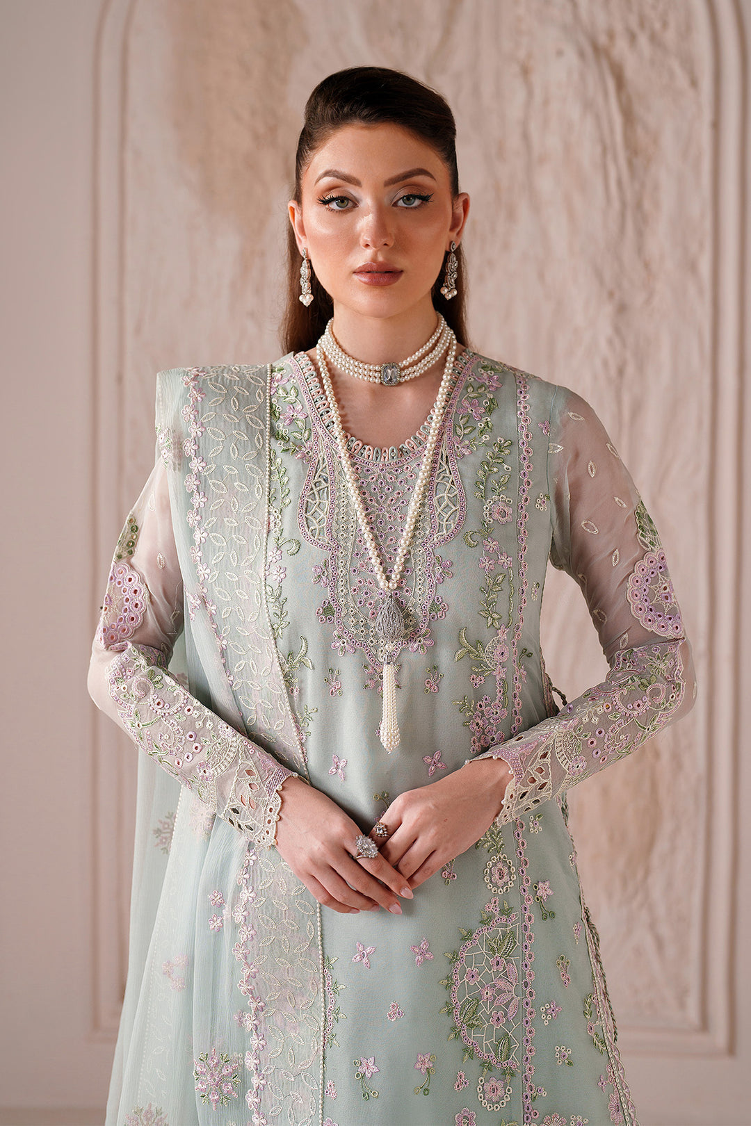 Alizeh Nayla Style — Mairaz Three-Piece Suit