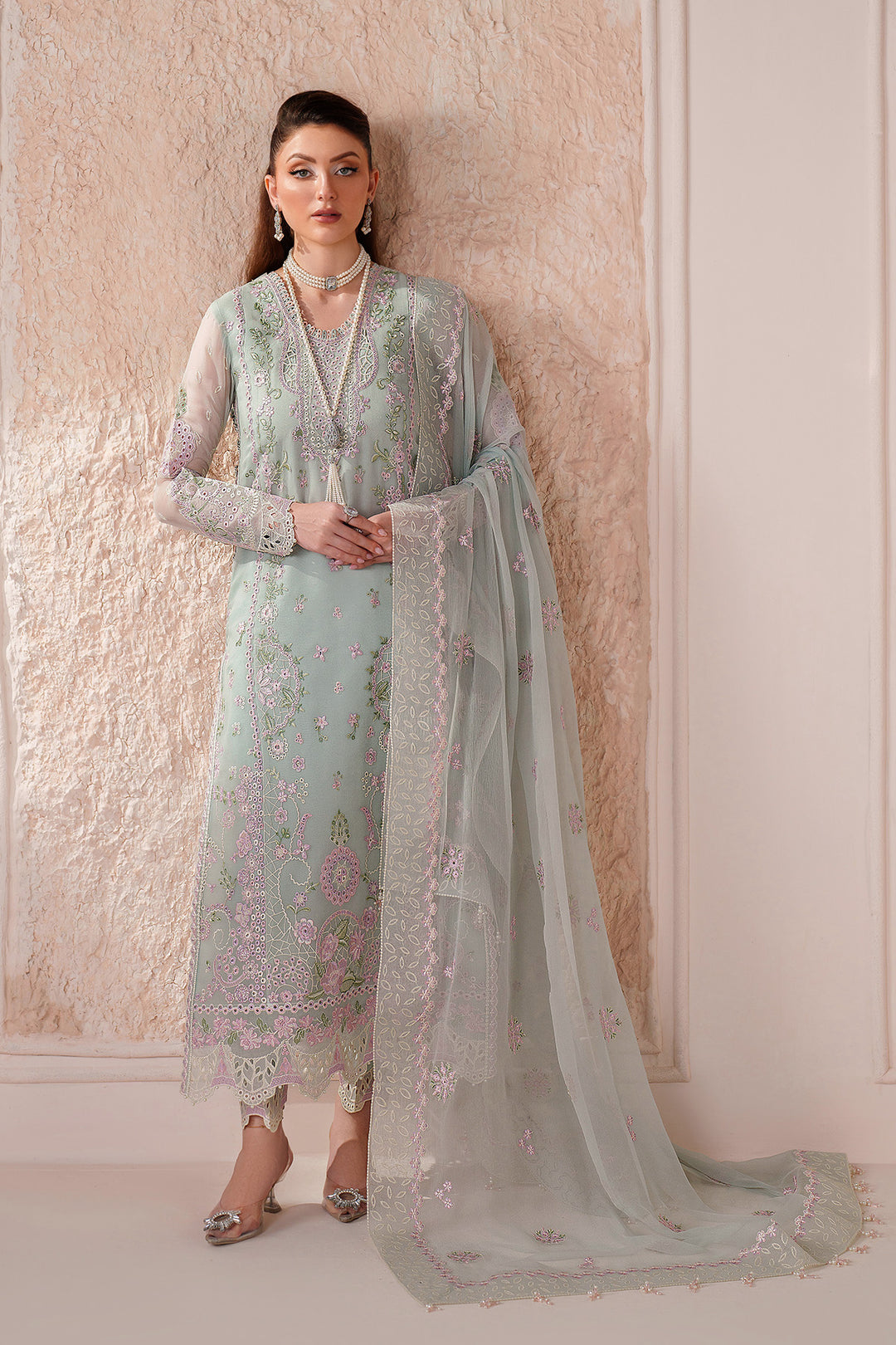 Alizeh Nayla Style — Mairaz Three-Piece Suit