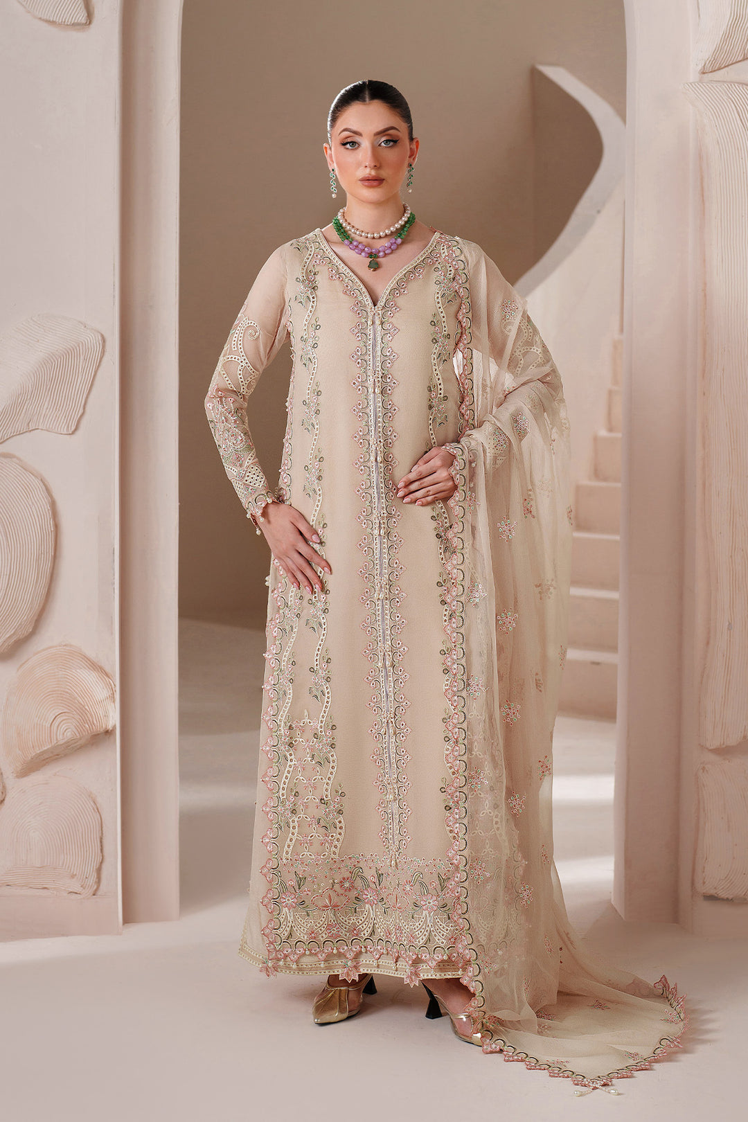 Alizeh Niora Style — Mairaz Three-Piece Suit