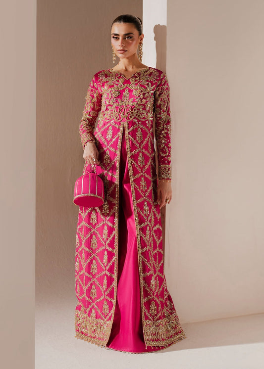 Dastoor Collection Ornella Style — Mairaz Deep Pink Three-Piece Suit