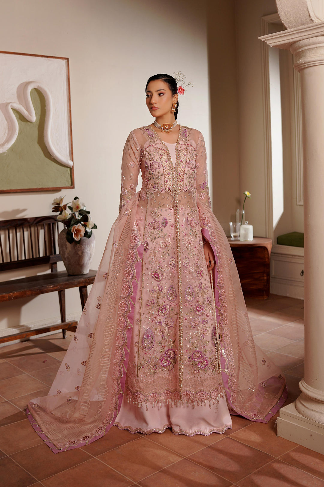 Maryams Sunehri-ZEE-1914 Style — Mairaz Three-Piece Suit