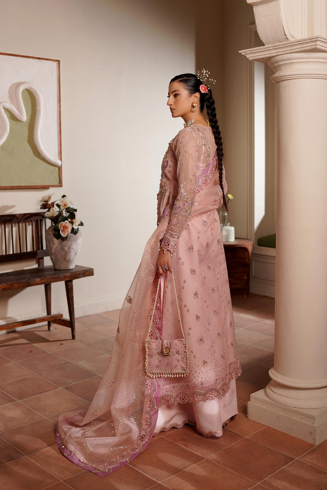 Maryams Sunehri-ZEE-1914 Style — Mairaz Three-Piece Suit