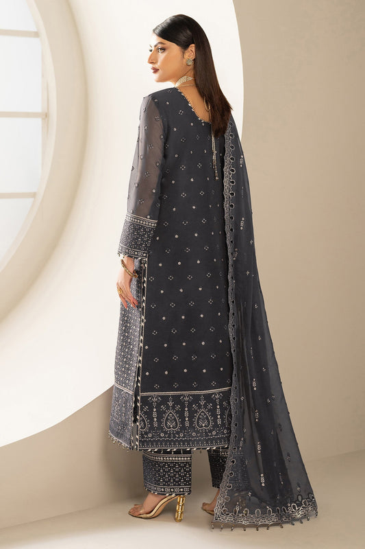 Alizeh AF-CH-2188-Akoya Style — Mairaz Deep Grey Three-Piece Suit