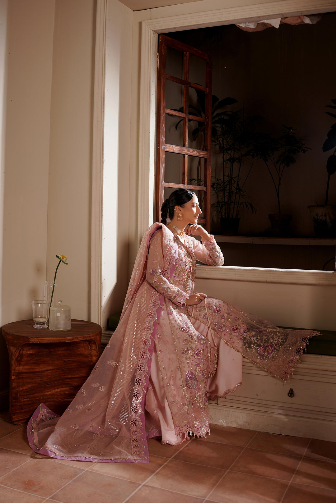 Maryams Sunehri-ZEE-1914 Style — Mairaz Three-Piece Suit