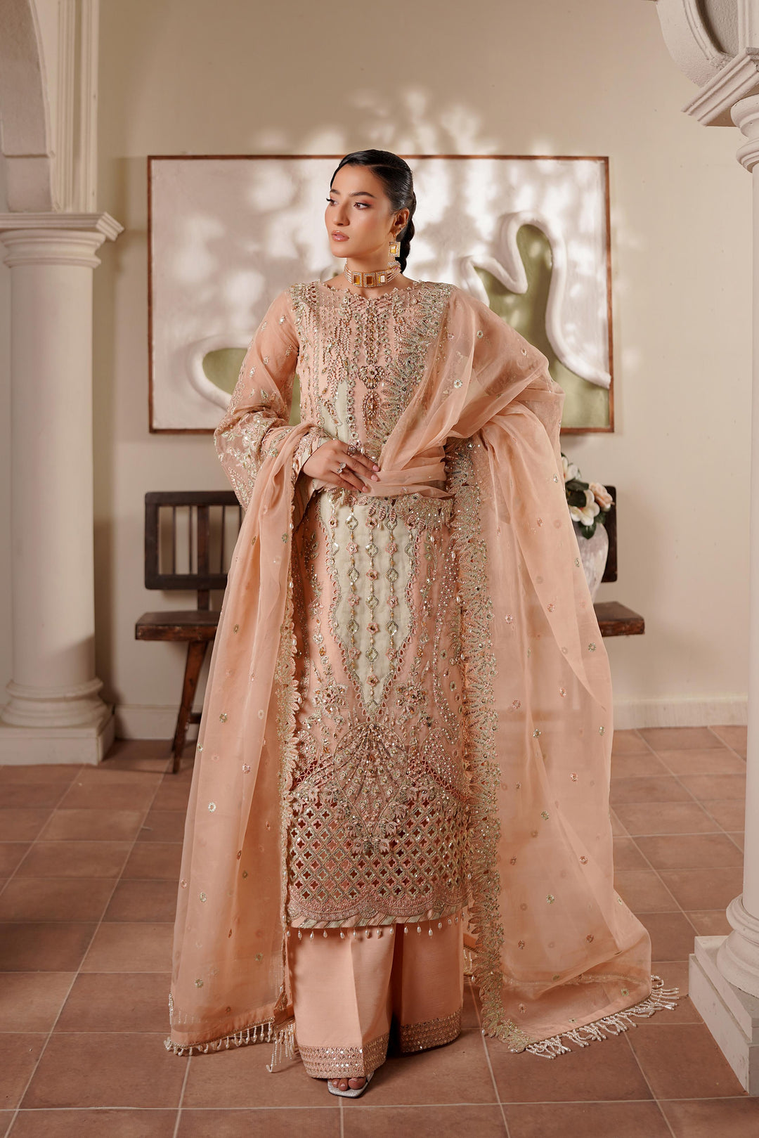 Maryams Lfora-ZEE-1912 Style — Mairaz Three-Piece Suit