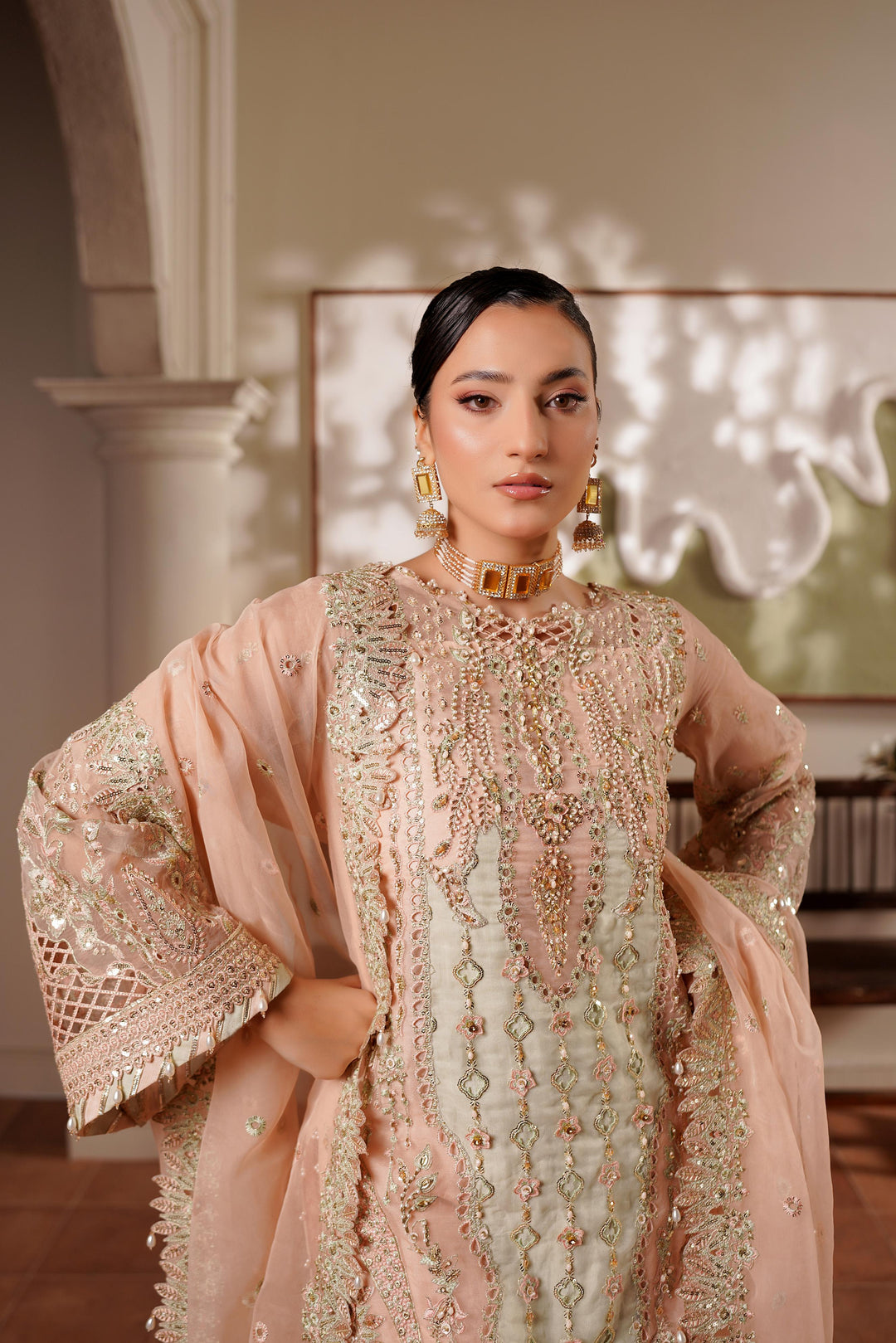 Maryams Lfora-ZEE-1912 Style — Mairaz Three-Piece Suit