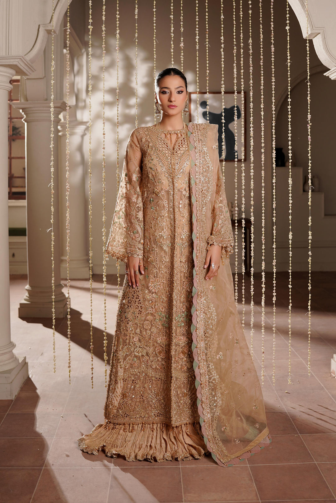 Maryams Jahanara Zee-1916 Style — Mairaz Three-Piece Suit