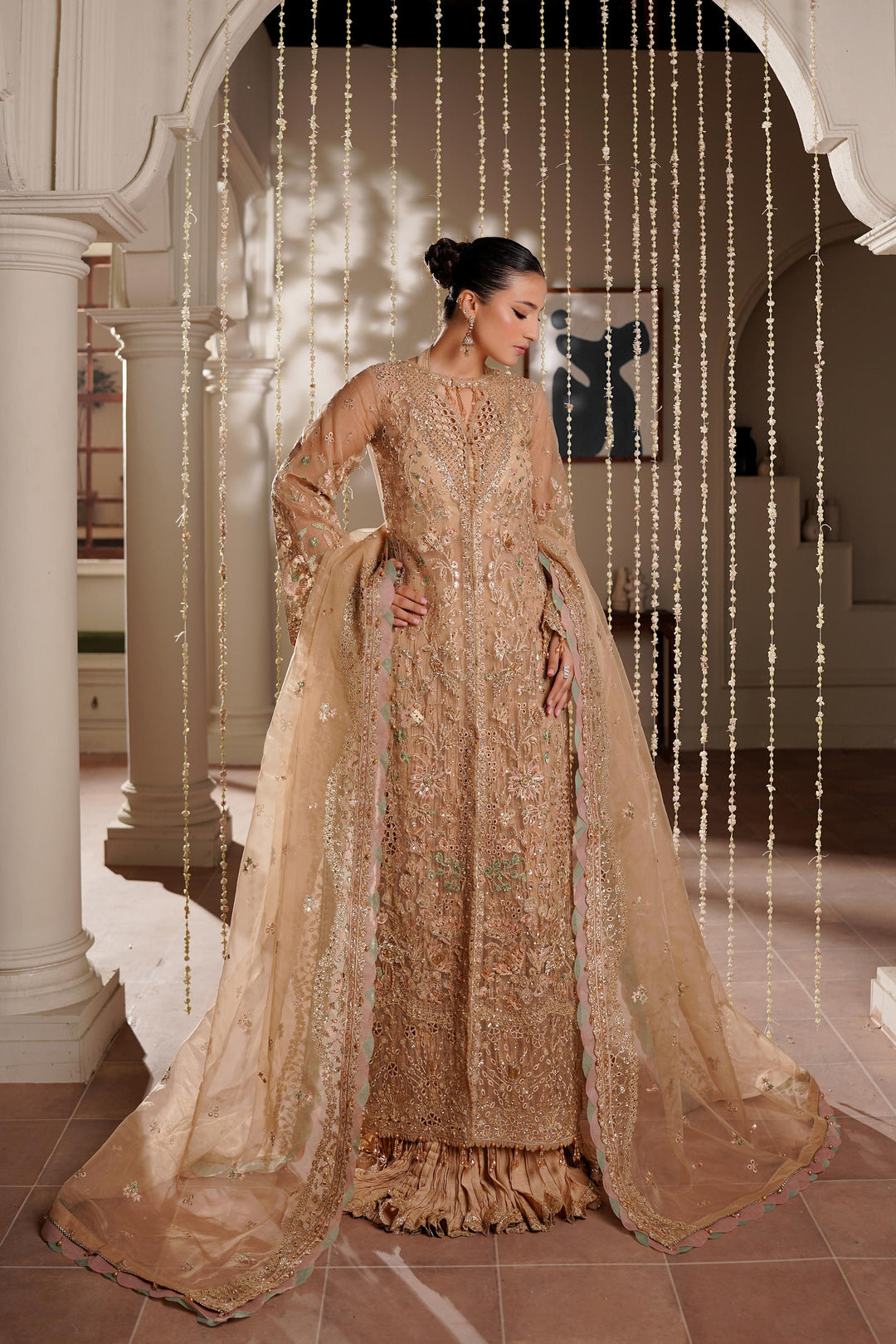 Maryams Jahanara Zee-1916 Style — Mairaz Three-Piece Suit