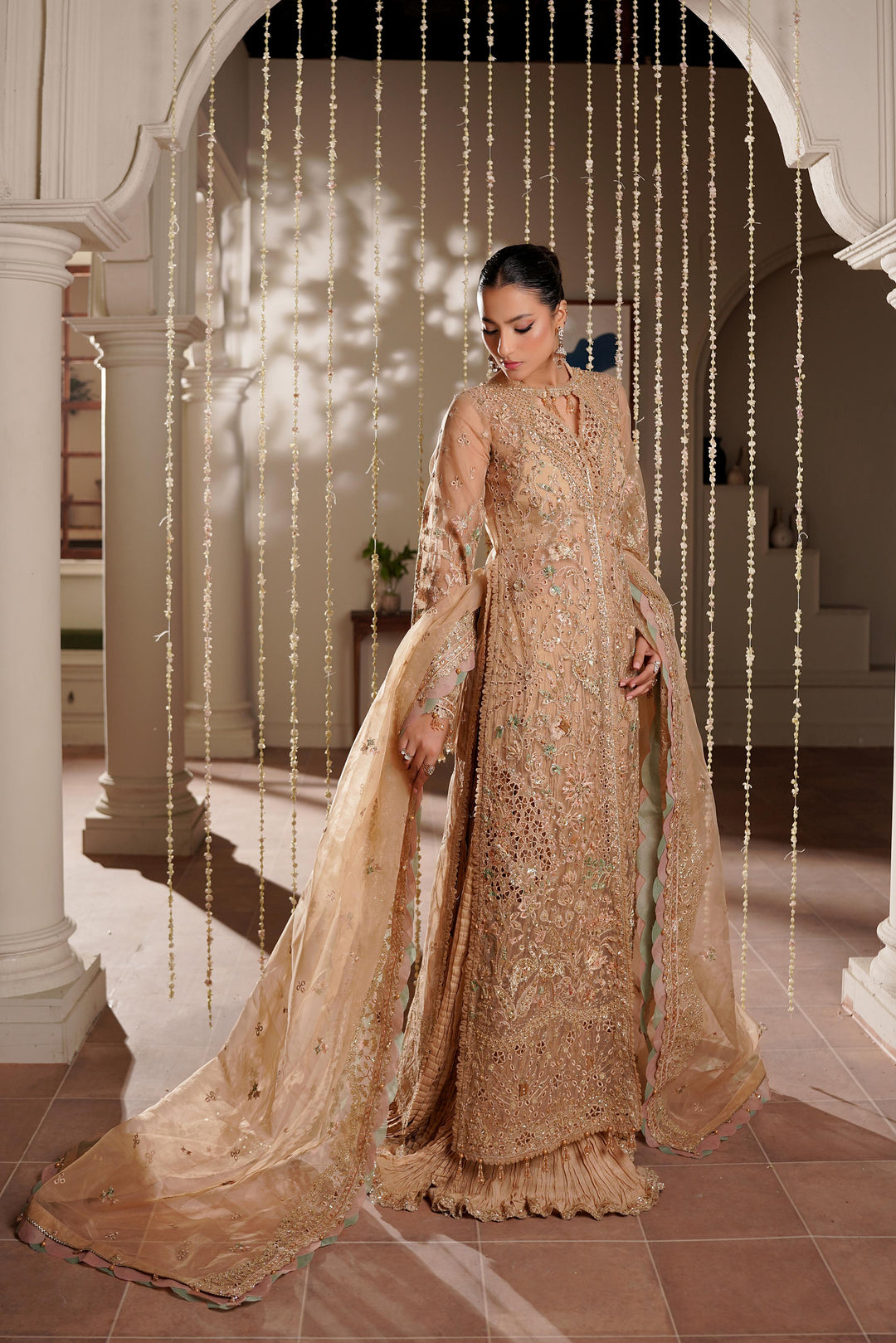 Maryams Jahanara Zee-1916 Style — Mairaz Three-Piece Suit