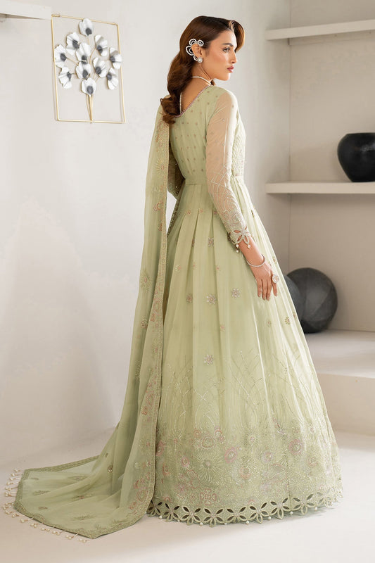 Alizeh Zenel Style — Mairaz Mint Green Three-Piece Suit
