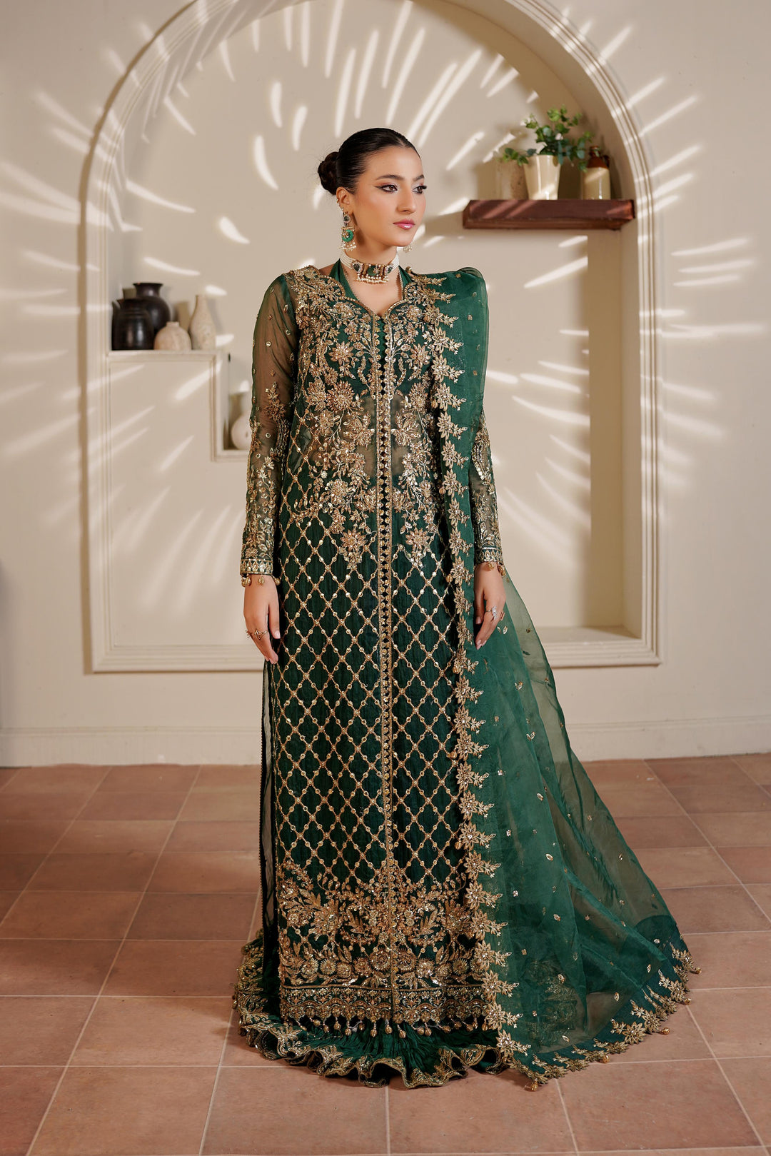 Maryams Mehka-ZEE-1918 Style — Mairaz Three-Piece Suit