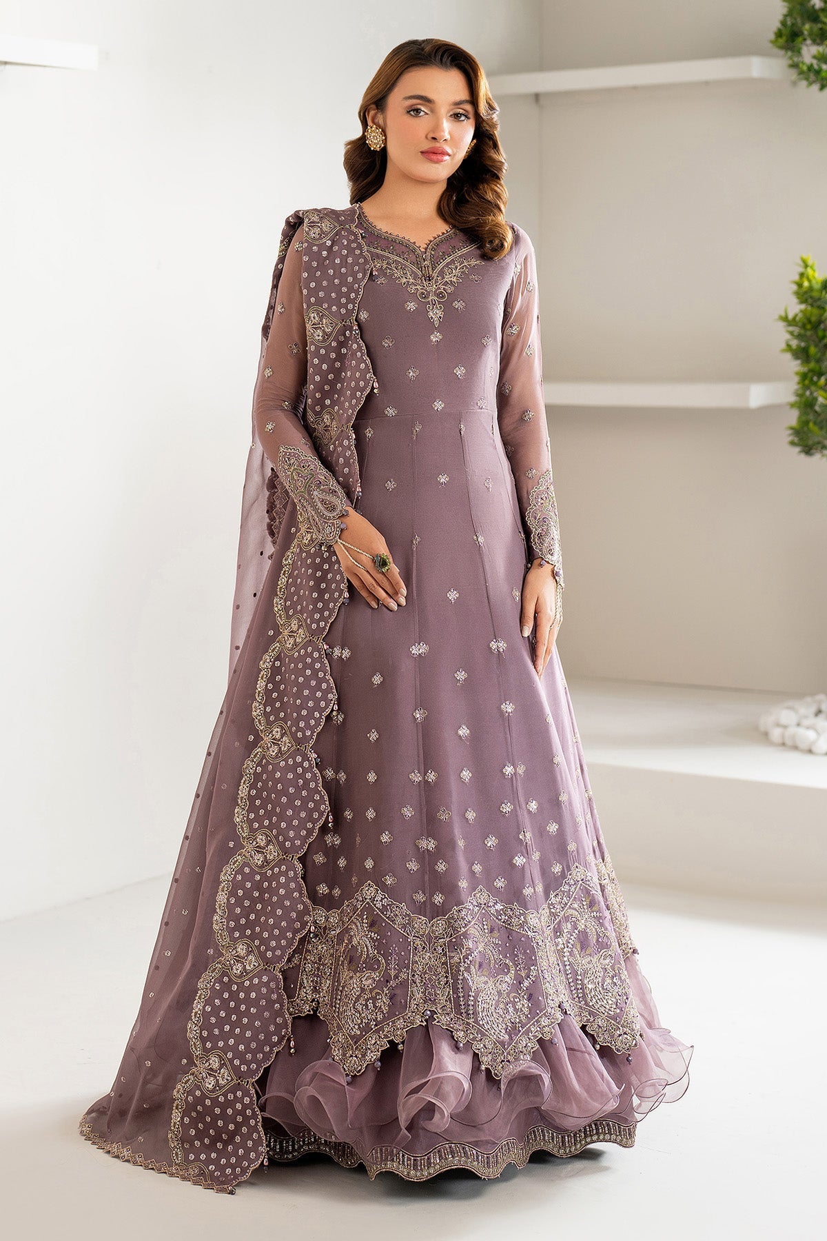 Alizeh Julia Style — Mairaz Mauve Three-Piece Suit