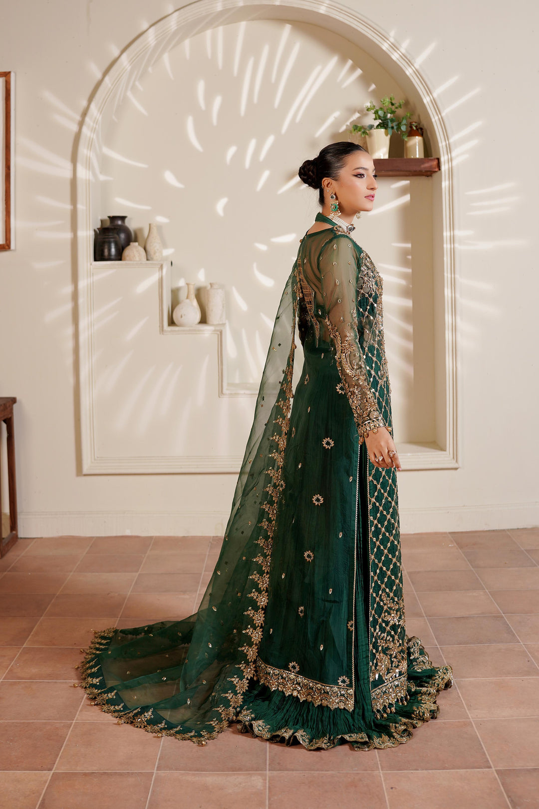 Maryams Mehka-ZEE-1918 Style — Mairaz Three-Piece Suit