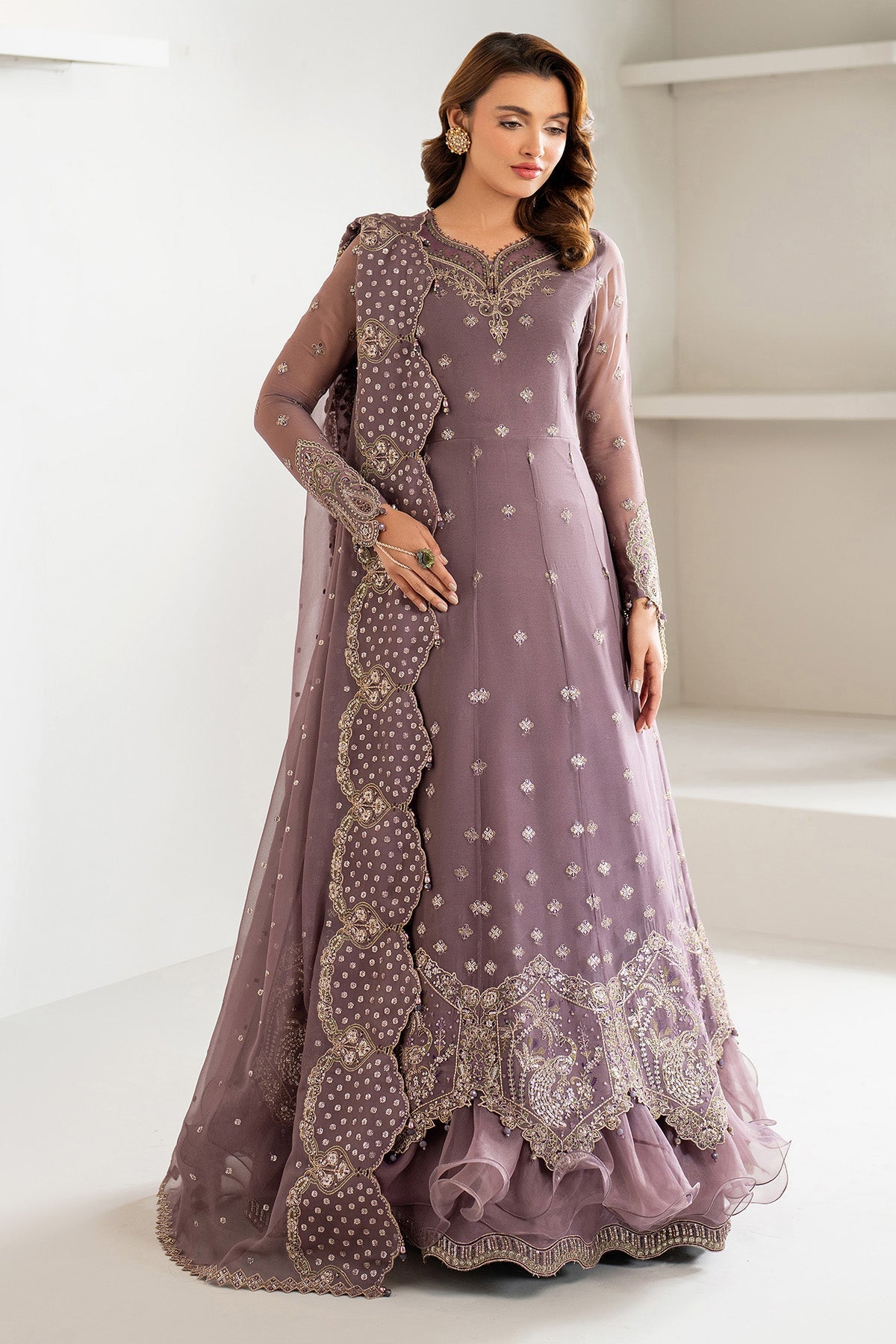 Alizeh Julia Style — Mairaz Mauve Three-Piece Suit