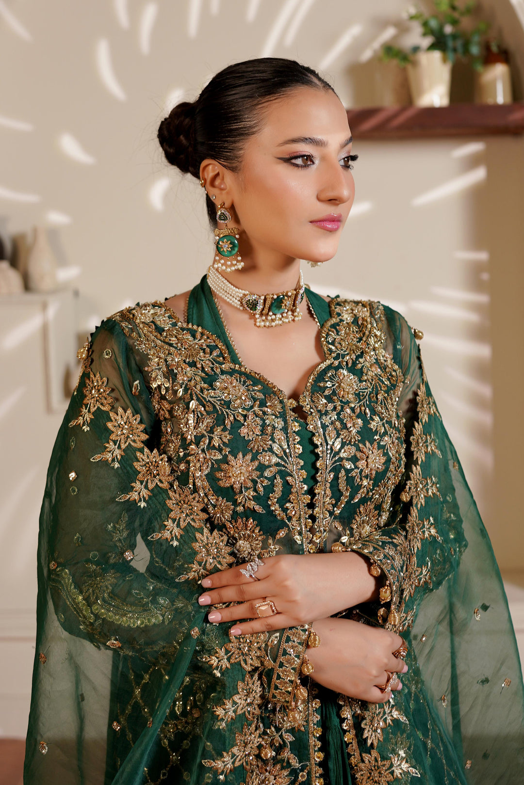 Maryams Mehka-ZEE-1918 Style — Mairaz Three-Piece Suit