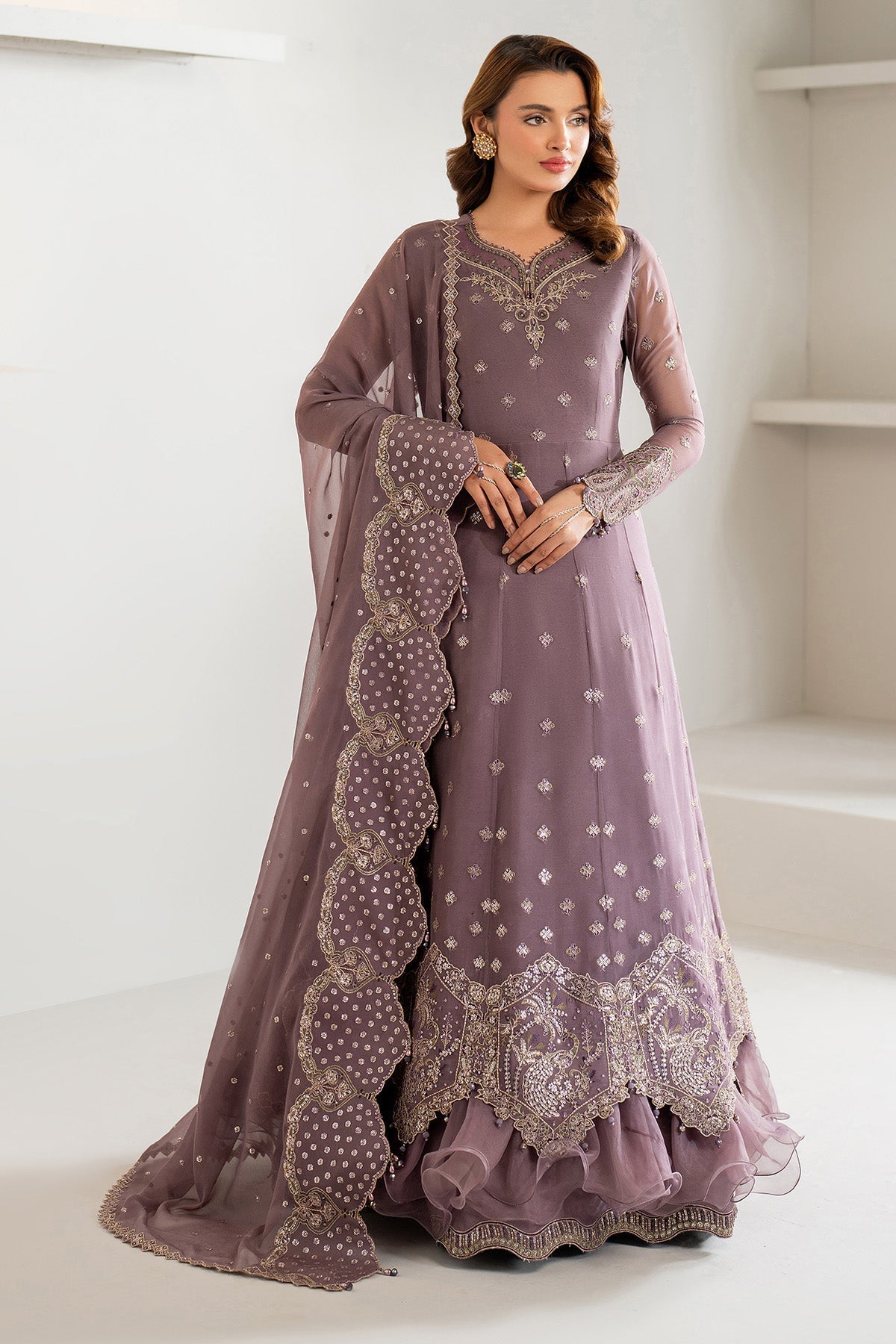 Alizeh Julia Style — Mairaz Mauve Three-Piece Suit