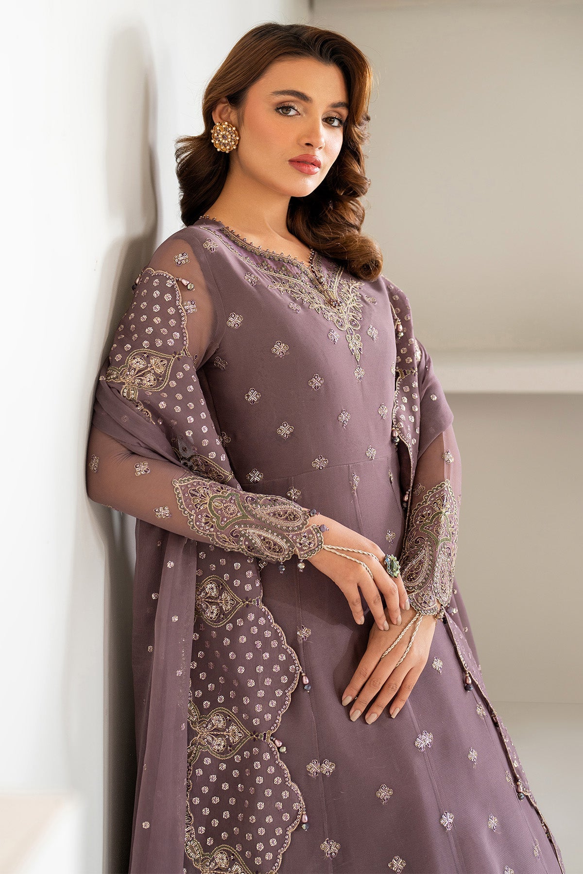 Alizeh Julia Style — Mairaz Mauve Three-Piece Suit