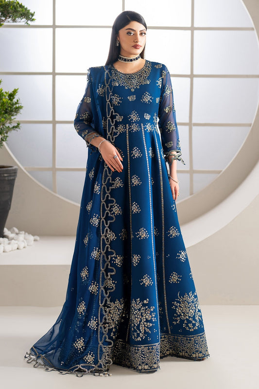 Alizeh AF-CH-2186-Pernia Style — Mairaz Midnight Blue Wedding Maxi
