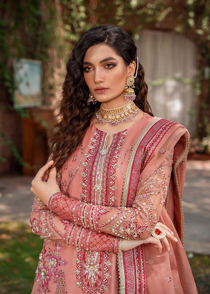 Akbar Aslam Mehrbano U-1495 Style — Mairaz Three-Piece Suit