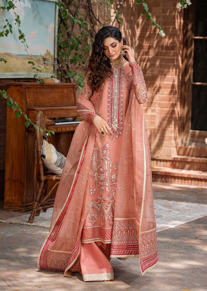 Akbar Aslam Mehrbano U-1495 Style — Mairaz Three-Piece Suit