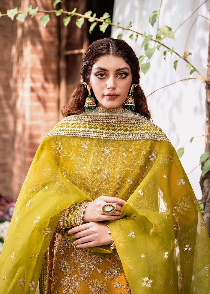 Akbar Aslam Rohi U-1498 Style — Mairaz Three-Piece Suit