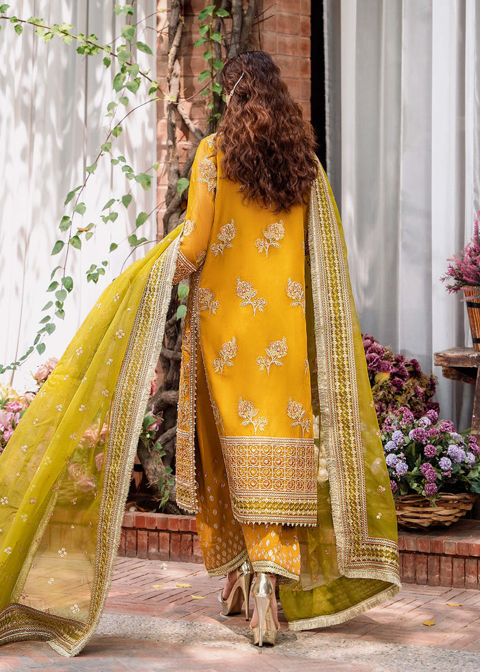 Akbar Aslam Rohi U-1498 Style — Mairaz Three-Piece Suit