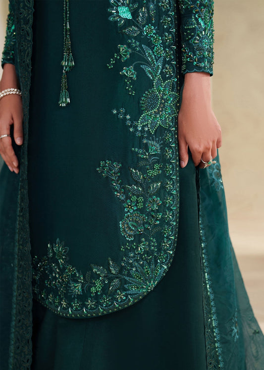Eiza Style — Mairaz Bottle Green Three-Piece Suit