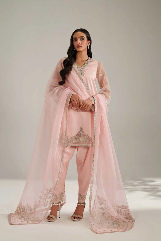 Akbar Aslam Lizaye style — Mairaz Korean silk three-piece suit reference, view 2 of 4