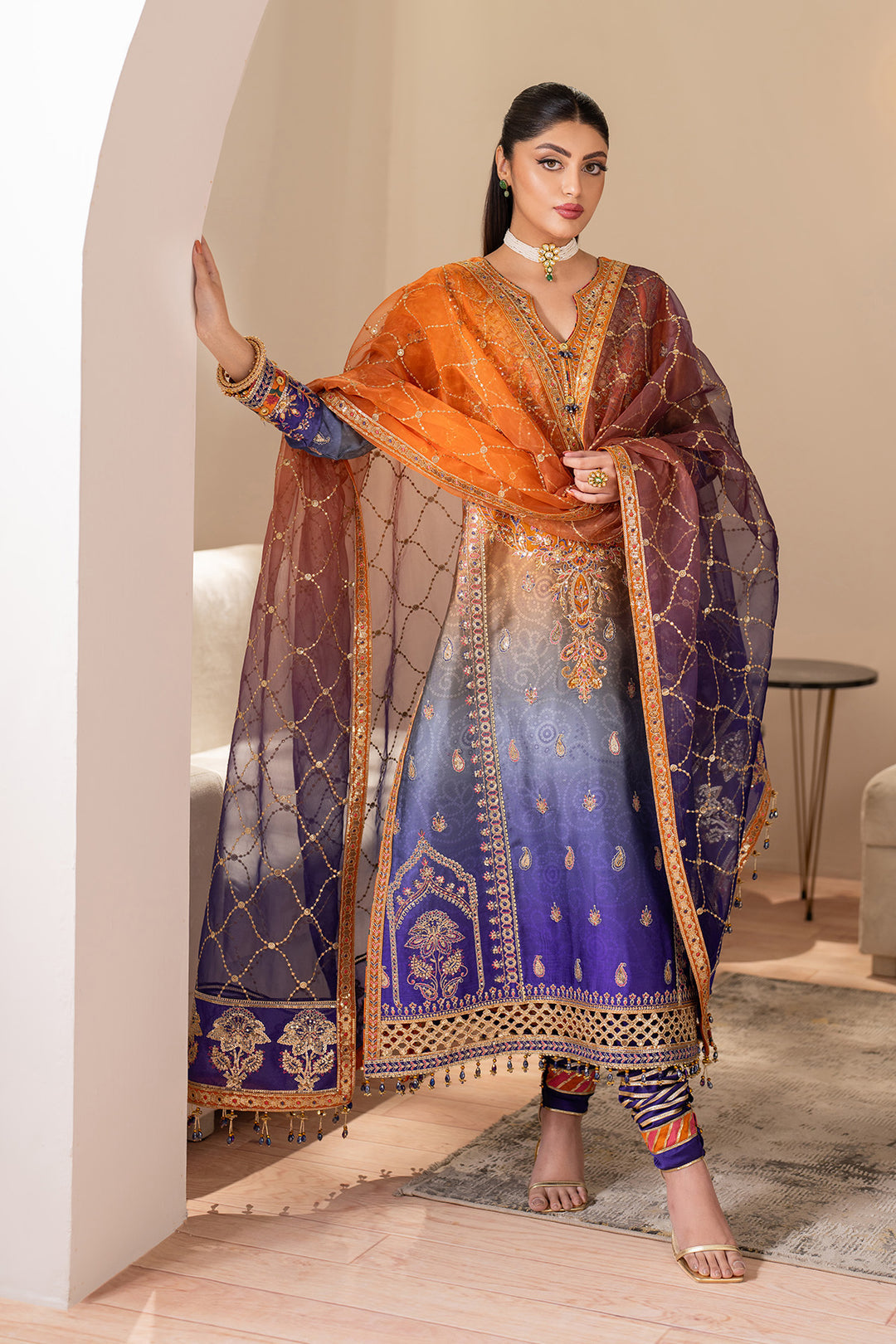 Alizeh AF-SS-2235-Nebula Style — Mairaz Three-Piece Suit