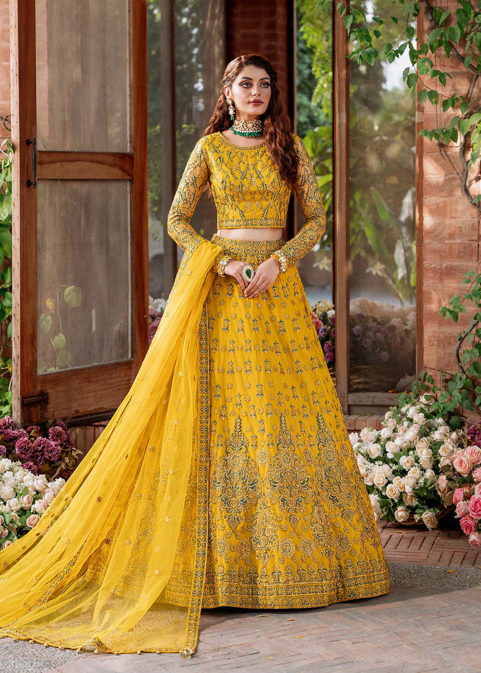 Akbar Aslam Shehernaz U-1491 Style — Mairaz Lehenga