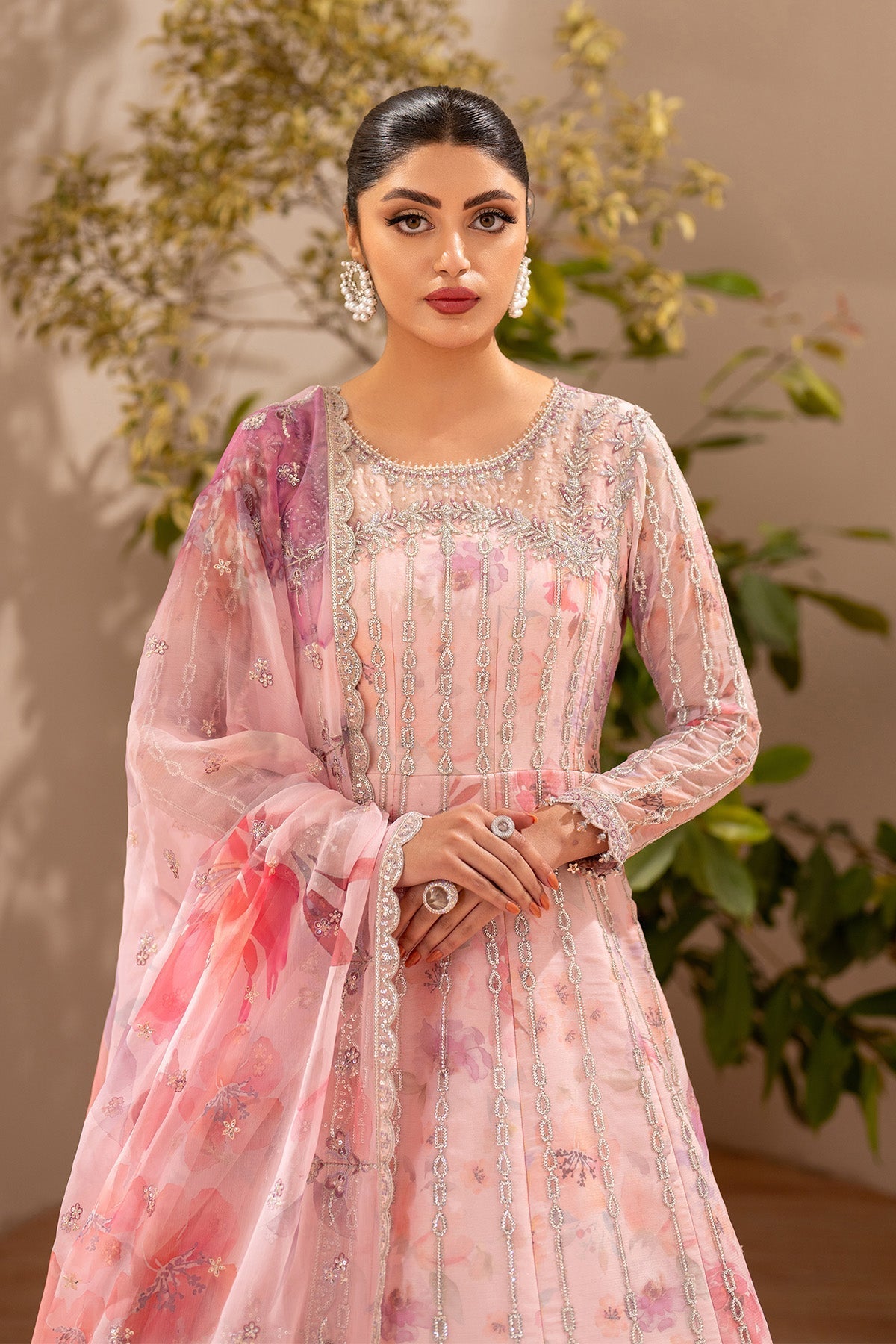 Alizeh Rimayah Style — Mairaz Rose Pink Wedding Maxi