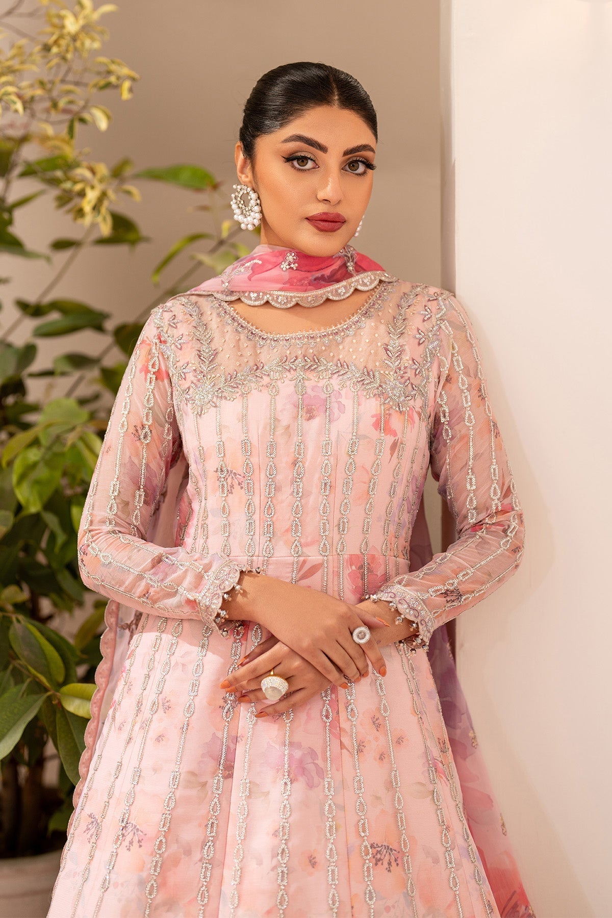 Alizeh Rimayah Style — Mairaz Rose Pink Wedding Maxi