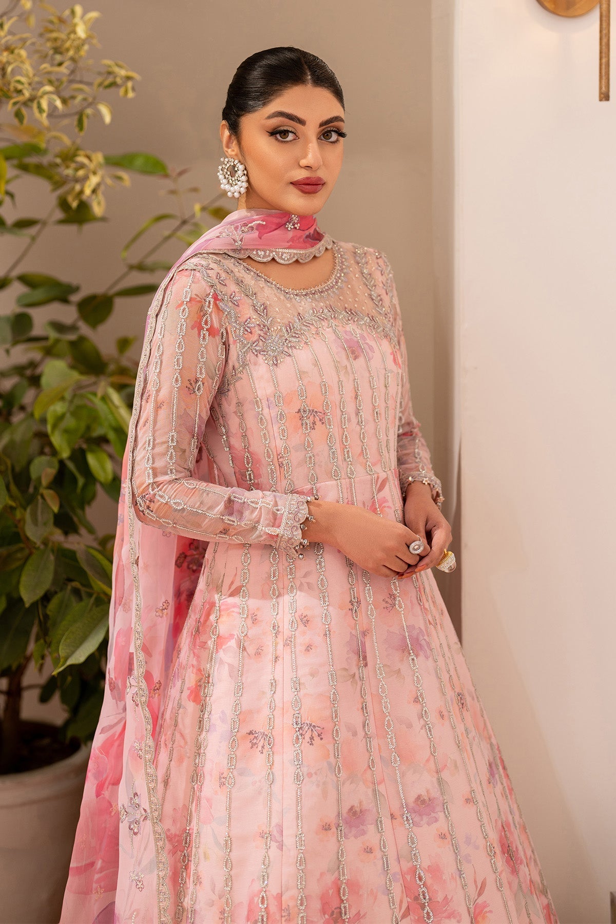 Alizeh Rimayah Style — Mairaz Rose Pink Wedding Maxi