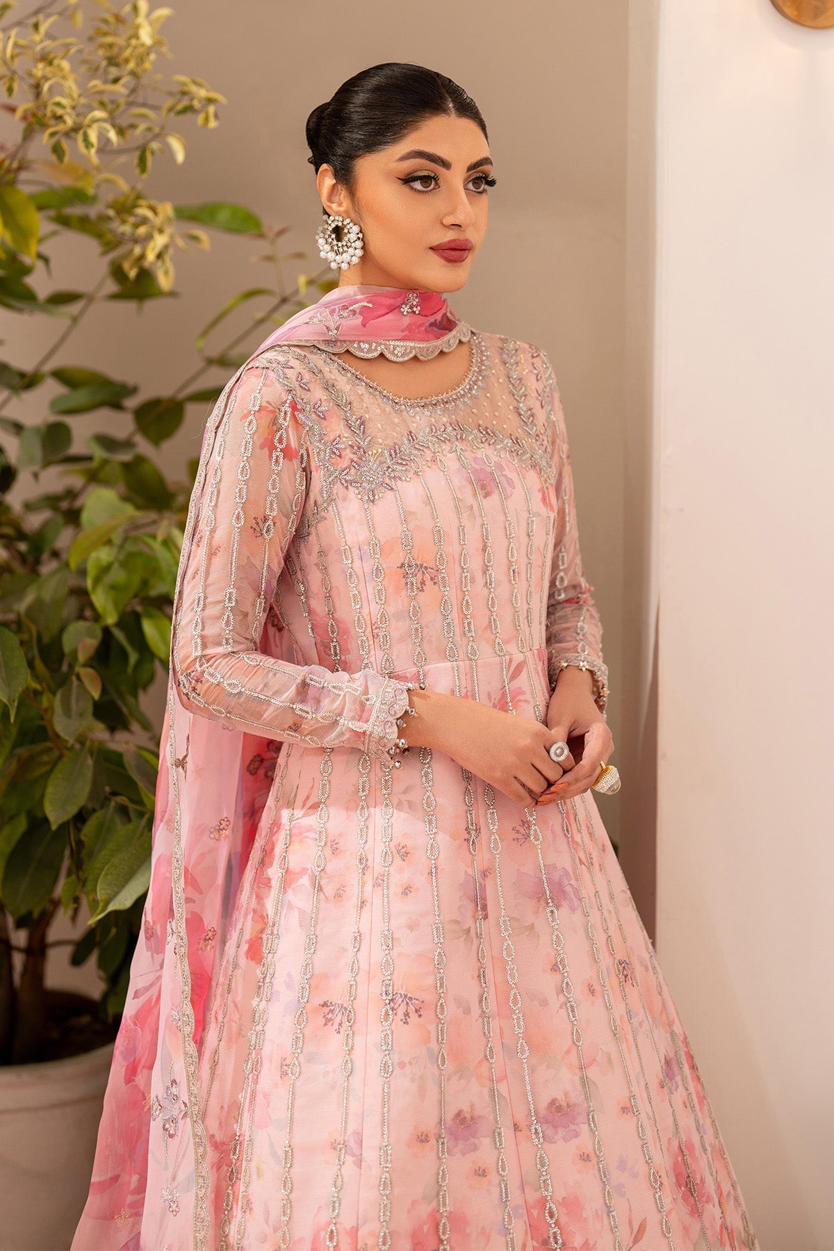 Alizeh Rimayah Style — Mairaz Rose Pink Wedding Maxi