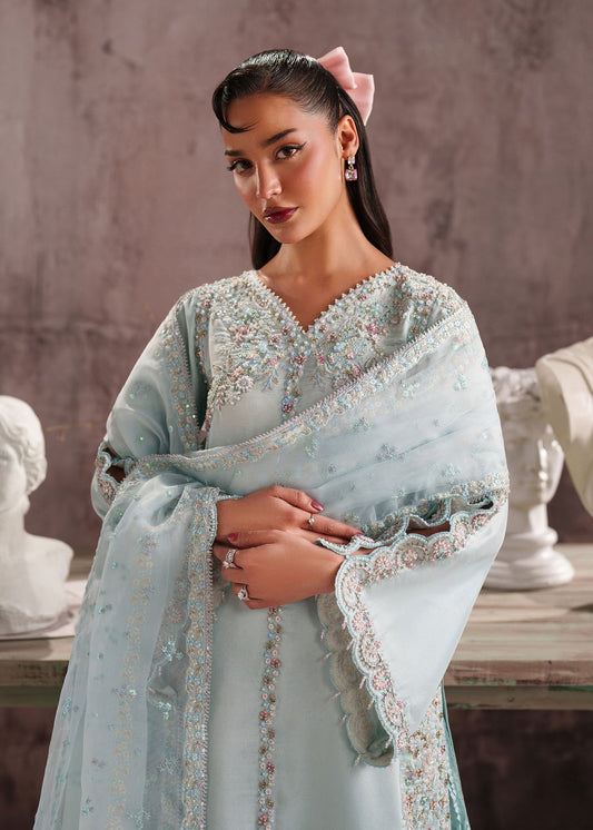 Dastoor Collection Diana Style — Mairaz White Three-Piece Suit