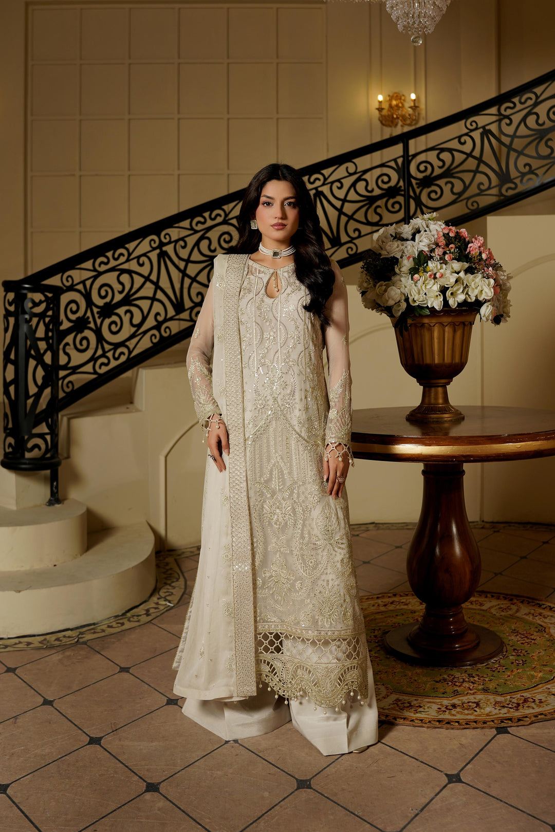 Maryams Anusheh ARZ-9007 Style — Mairaz Three-Piece Suit