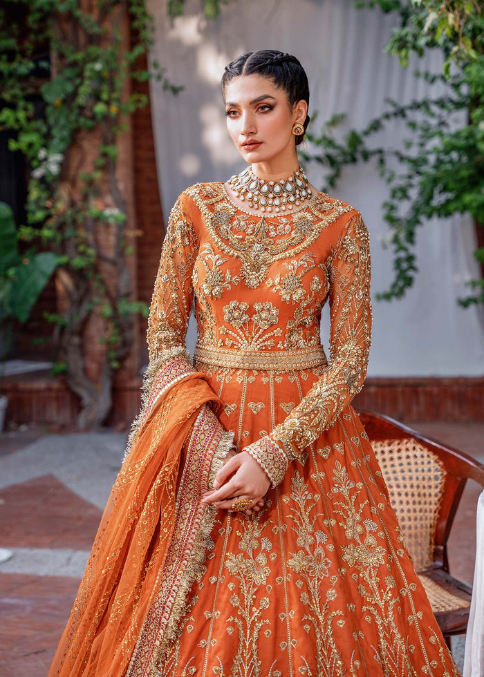 Akbar Aslam Mahjabeen U-1489 Style — Mairaz Lehenga