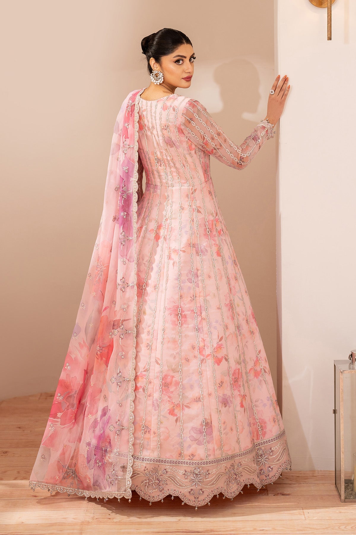 Alizeh Rimayah Style — Mairaz Rose Pink Wedding Maxi