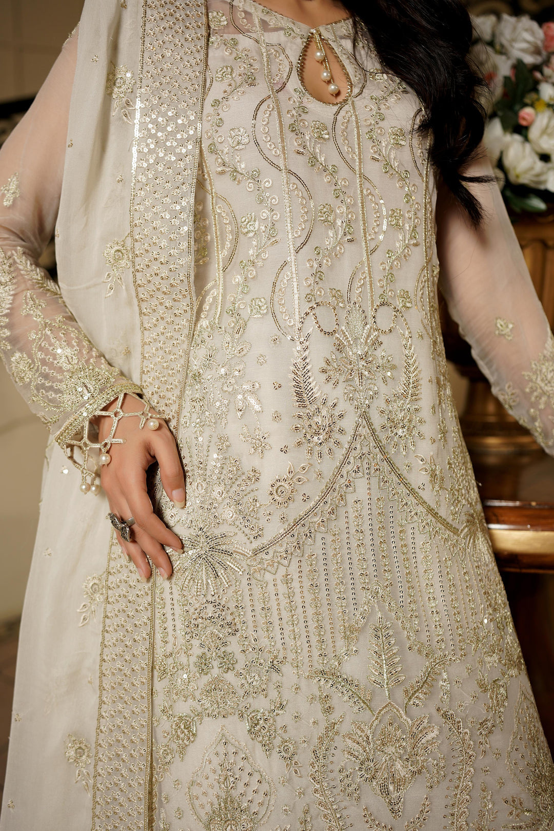 Maryams Anusheh ARZ-9007 Style — Mairaz Three-Piece Suit