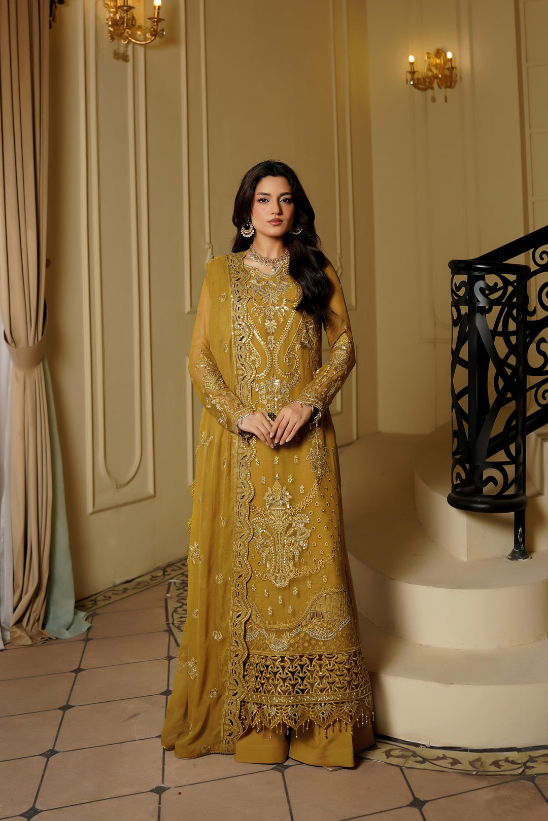 Maryams Nyra-ARZ-9006 Style — Mairaz Three-Piece Suit