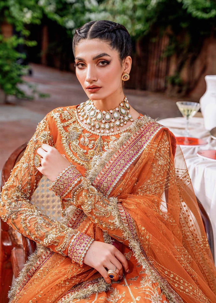 Akbar Aslam Mahjabeen U-1489 Style — Mairaz Lehenga