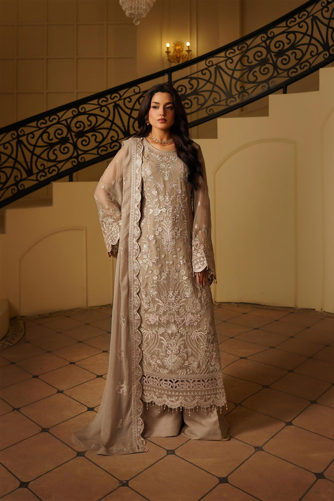 Maryams Manal-Arz-9004 Style — Mairaz Three-Piece Suit