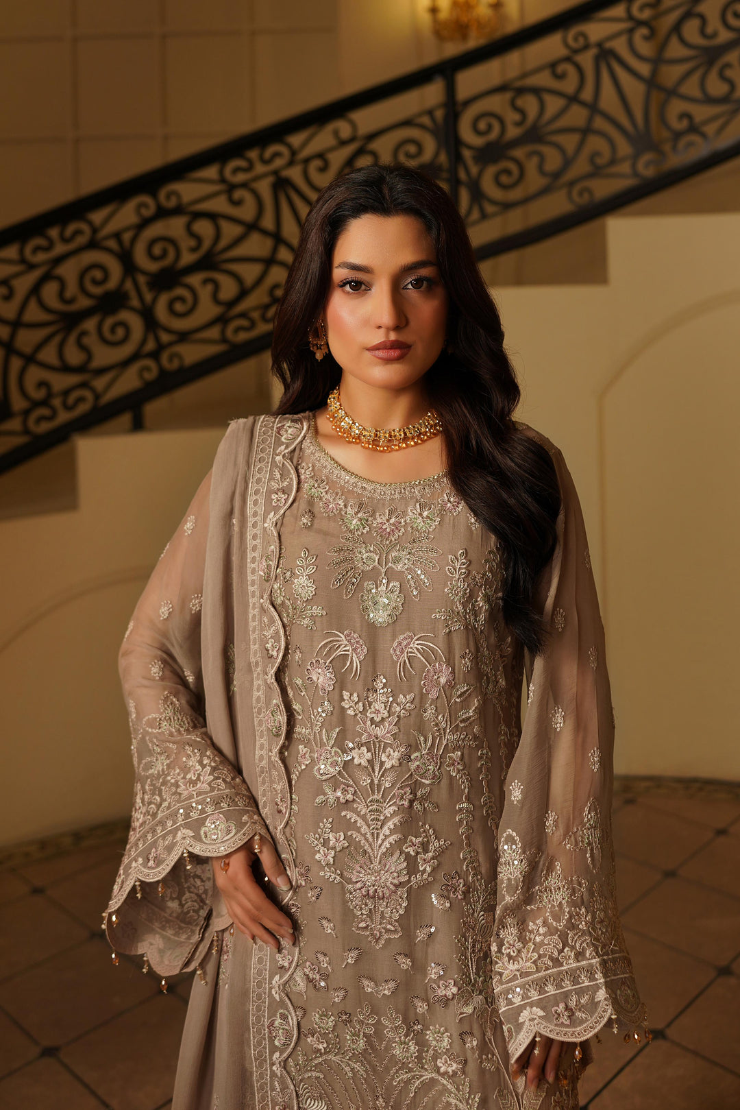 Maryams Manal-Arz-9004 Style — Mairaz Three-Piece Suit