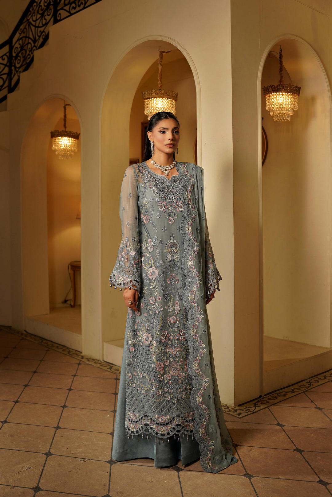 Maryams Shahana ARZ-9003 Style — Mairaz Three-Piece Suit